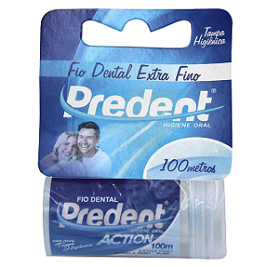 Fio Dental Predent Extra Fino 3 - Embalagem 12X100 MT - Preço Unitário R$2,77