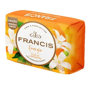 Sabonete Francis Suave Laranja Flor Laranjeira - Embalagem 12X85 GR - Preço Unitário R$1,83