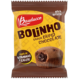 Bolinho Recheado Bauducco Duplo Chocolate - Embalagem 16X40 GR - Preço Unitário R$1,6