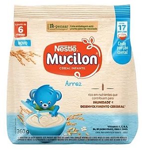 Mingau Mucilon Arroz Sache - Embalagem 1X360 GR