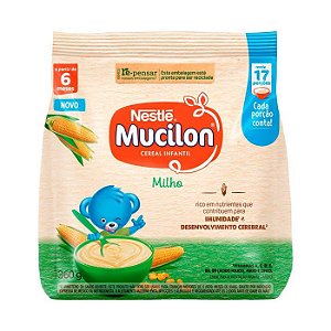 Mingau Mucilon Milho Sache - Embalagem 1X360 GR