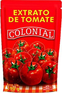 Extrato De Tomate Colonial Sache - Embalagem 36X190 GR - Preço Unitário R$1,71