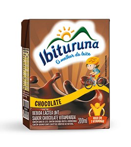 Bebida Lactea Ibituruna Chocolate - Embalagem 27X200 ML - Preço Unitário R$0,87