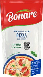 Molho De Tomate Bonare Pizza Sache - Embalagem 30X300 GR - Preço Unitário R$1,87