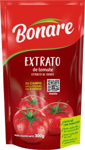 Extrato De Tomate Bonare Sache - Embalagem 30X300 GR - Preço Unitário R$1,93