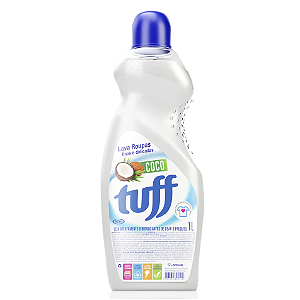 Lava Roupas Liquido Tuff Coco Roupas Finas E Delicadas 1 Litro - Embalagem 12X1 LT - Preço Unitário R$12,07