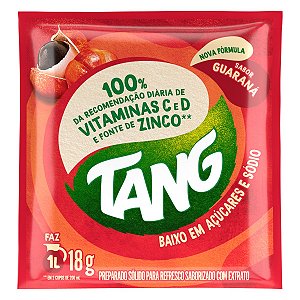 Refresco Em Po Tang Adoçado Guarana - Embalagem 18X18 GR - Preço Unitário R$1,11