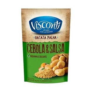 Batata Palha Visconti Ecebola E Salsa - Embalagem 20X105 GR - Preço Unitário R$6,36