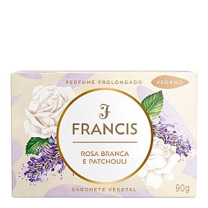 Sabonete Francis Caixa Branco Rosas De Versailles - Embalagem 12X90 GR - Preço Unitário R$3,04