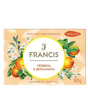 Sabonete Francis Caixa Laranja Rosas De Provence - Embalagem 12X90 GR - Preço Unitário R$3,04