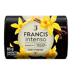 Sabonete Francis Intenso Baunilha Com Vitamina E - 85Gr - Embalagem 12X85 GR - Preço Unitário R$1,85