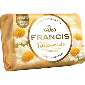 Sabonete Francis Suave Amarelo Flor De Acacia - Embalagem 12X85 GR - Preço Unitário R$1,8