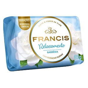 Sabonete Francis Suave Azul Gardenia - Embalagem 12X85 GR - Preço Unitário R$1,83