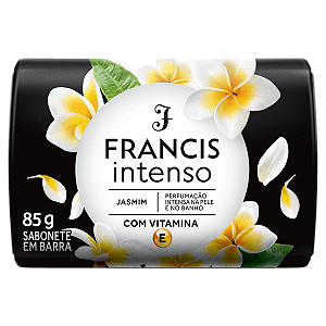 Sabonete Francis Intenso Jasmim Com Vitamina E - 85Gr - Embalagem 12X85 GR - Preço Unitário R$1,85