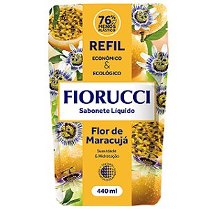 Sabonete Liquido Refil Fiorucci Flor De Maracuja - Embalagem 1X440 ML