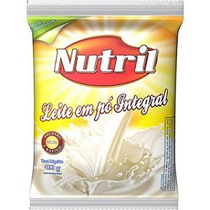 Leite Em Po Integral Nutril Sache - Embalagem 25X400 GR - Preço Unitário R$15,75