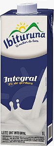 Leite Uht Ibituruna Integral - Embalagem 12X1 LT - Preço Unitário R$5,58