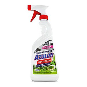 Limpador Azulim Desengordurante Limpeza Pesada Spray  - Embalagem 12X500 ML - Preço Unitário R$7,49