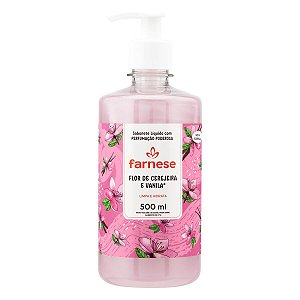 Sabonete Liquido Farnese Flor De Cerejeira - Embalagem 1X500 ML