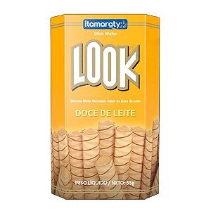 Biscoito Wafer Stick Look Itamaraty Doce De Leite - Embalagem 20X55 GR - Preço Unitário R$2,49