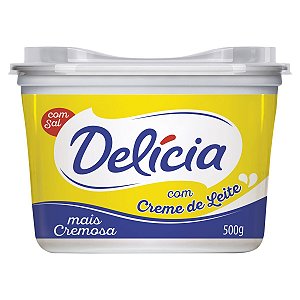 Margarina Delicia Cremosa 77% Lipidios Com Sal - Embalagem 12X500 GR - Preço Unitário R$5,5