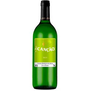 Vinho Cancao Branco Seco - Embalagem 12X750 ML - Preço Unitário R$13,21
