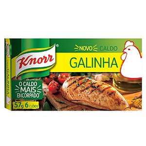 Caldo Knorr Galinha - Embalagem 10X57 GR - Preço Unitário R$2,3