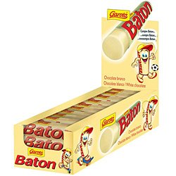 Chocolate Baton Garoto Branco - Embalagem 30X1 UN - Preço Unitário R$1,12