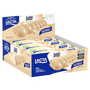 Chocolate Lacta Laka Branco - Embalagem 12X34 GR - Preço Unitário R$3,04