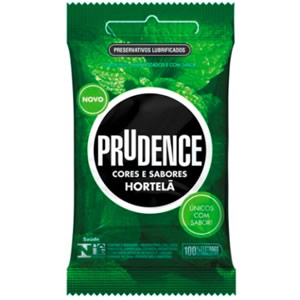 Preservativo Prudence Sabor Hortela - Embalagem 12X3 UN - Preço Unitário R$4,53