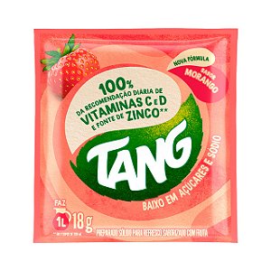 Refresco Em Po Tang Adoçado Morango - Embalagem 18X18 GR - Preço Unitário R$1,13