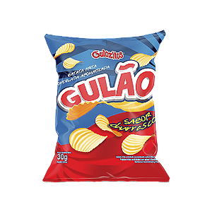 Batata Frita Gulao Churrasco - Embalagem 20X30 GR - Preço Unitário R$1,67