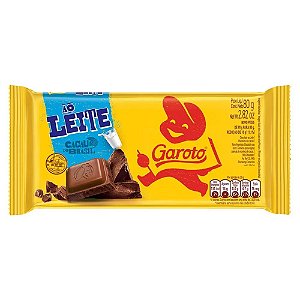 Chocolate Tablete Garoto Ao Leite 80Gr - Embalagem 1X80 GR