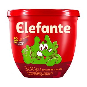 Extrato De Tomate Elefante Pote  - Embalagem 24X300 GR - Preço Unitário R$6,76