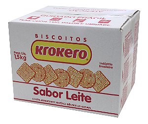 Biscoito Krokero Sortido Leite - Embalagem 1X1.5 KG