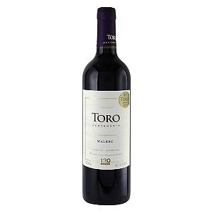 Vinho Argentino Toro Malbec - Embalagem 1X750 ML