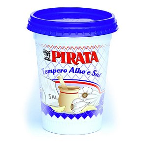 Tempero Pirata Alho E Sal Pote - Embalagem 12X300 GR - Preço Unitário R$3,27