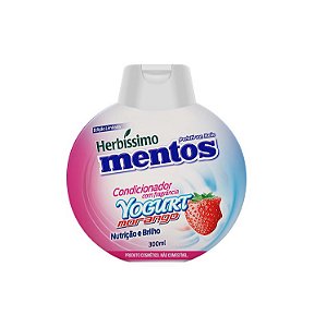Condicionador Herbissimo Mentos Yogurt Morango Nutrição E Brilho - Embalagem 1X300 ML