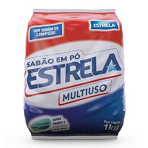 Sabao Em Po Estrela - Embalagem 18X1 KG - Preço Unitário R$5,01