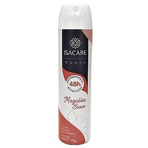 Desodorante Aerossol Isacare Flor De Magnolia Suave Women - Embalagem 1X150 ML