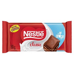 Chocolate Nestle Classic Ao Leite  - Embalagem 1X80 GR