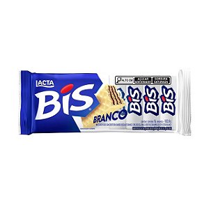 Chocolate Bis Lacta Branco - Embalagem 1X16X6,3 GR