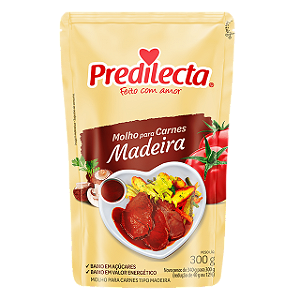 Molho Madeira Para Carnes Predilecta Sache - Embalagem 1X300 GR