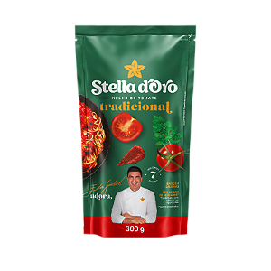 Molho De Tomate Stella Doro Tradicional Sache - Embalagem 32X300 GR - Preço Unitário R$1,36