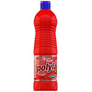Cera Liquida Polylar Vermelha - Embalagem 12X750 ML - Preço Unitário R$4,42