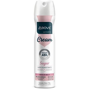 Desodorante Aerossol Above Feminino Cream Sugar Women - Embalagem 1X150 ML