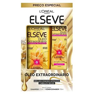 Kit Elseve Shampoo 375ml+Condicionador 170ml Oleo Extraordinario - Embalagem 1X2 UN