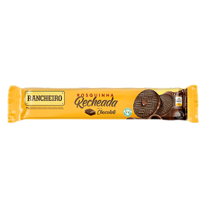 Biscoito Recheado Rancheiro Chocolate - Embalagem 30X90 GR - Preço Unitário R$1,74