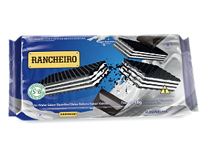 Biscoito Wafer Rancheiro Baunilha - Embalagem 40X78 GR - Preço Unitário R$1,79