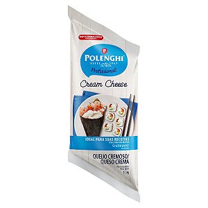 Queijo Cream Cheese Polenghi Bisnaga 1KG - Embalagem 1X1 KG
